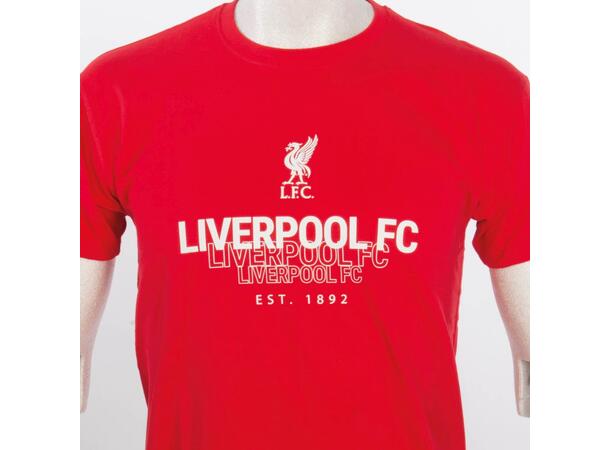 ST Liverpool Nº51 Cotton Tee Jr Rød 6 Liverpool print t-shirt junior 