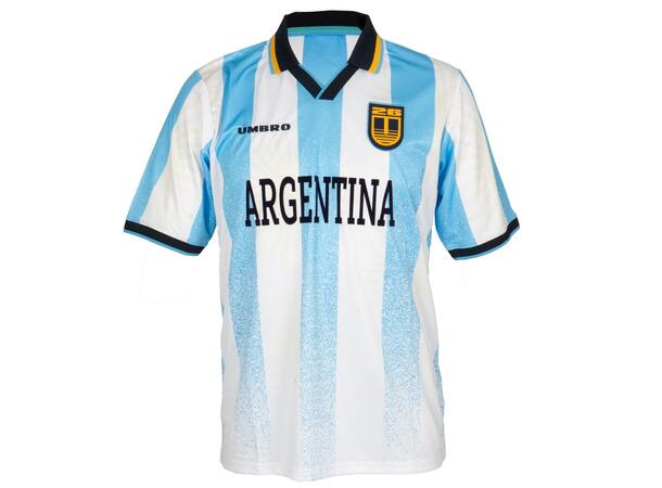 UMBRO Argentina Jersey Blå L Retro fotballskjorte 