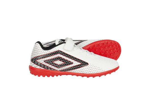 UMBRO Aurora II Lo TF VE Jr Hvit 31 Fotballsko til junior med velcro 