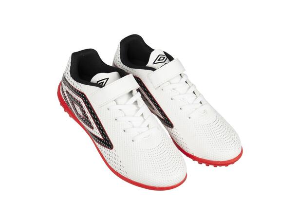 UMBRO Aurora II Lo TF VE Jr Hvit 31 Fotballsko til junior med velcro 