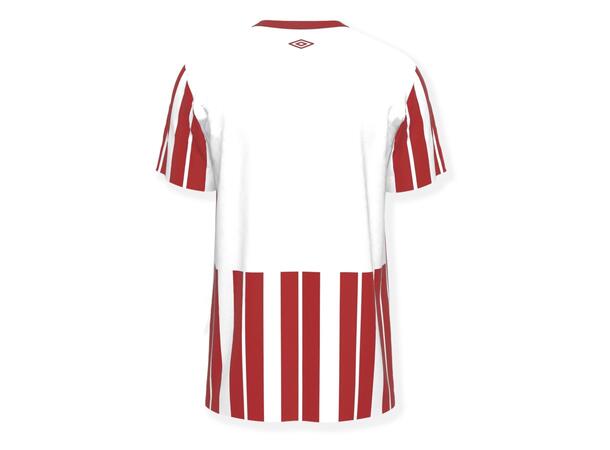 UMBRO Inter Strip Jsy Jr Hvit/Rød 164 Stripet teknisk spillertrøye 