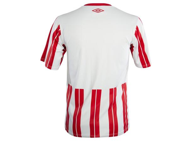 UMBRO Inter Strip Jsy Jr Hvit/Rød 164 Stripet teknisk spillertrøye 