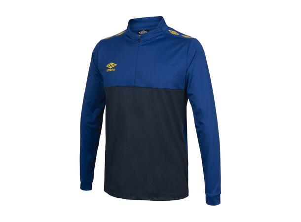 UMBRO UX Pro Half Zip Blå/Gul L Treningsgenser med glidelås 