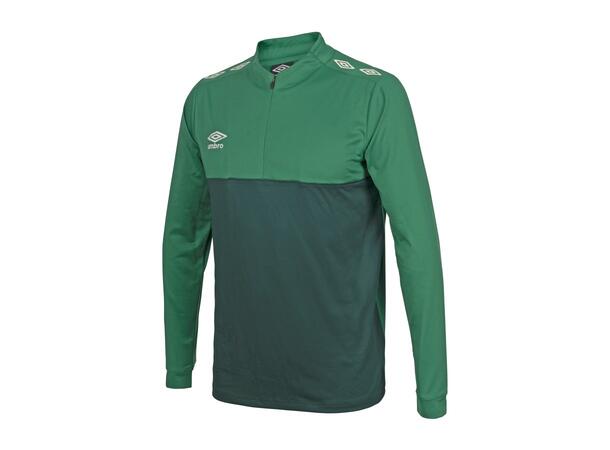 UMBRO UX Pro Half Zip Grønn/Hvit L Treningsgenser med glidelås 