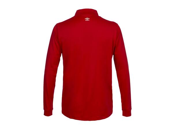 UMBRO UX Pro Half Zip Jr Rød/Hvit 116 Treningsgenser med glidelås til junior 