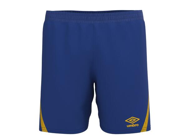 UMBRO UX Pro Shorts Blå/Gul L Flott spillershorts 