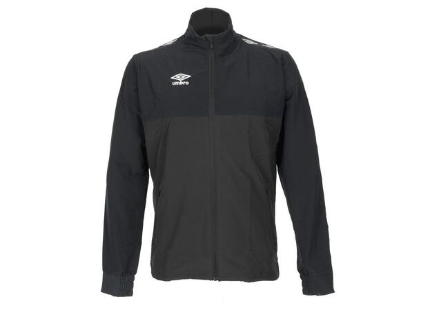 UMBRO UX Pro Trn Jkt Sort/Hvit L Lett treningsjakke, normal passform. 