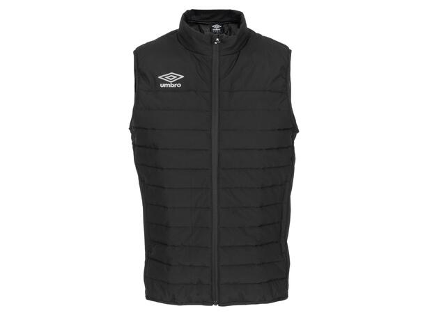 UMBRO Hybrid Vest Sort XS Behagelig trenings- og fritidsvest 
