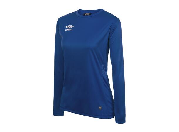 UMBRO Liga LS Jersey W Blå 38 Flott langermet spillertrøye til dame 