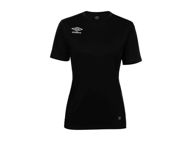 UMBRO Liga SS Jersey W Sort 40 Spillertrøye i resirkulert kvalitet dame 