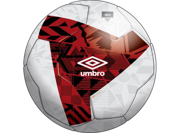 UMBRO Neo Trophy II Hvit/Rød 5 Treningsball 