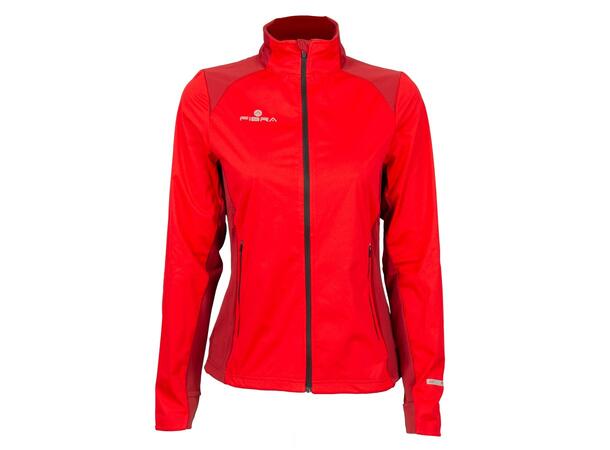 FIBRA Trn Jacket Warm W Rød M Treningjakke til dame 