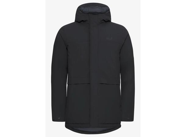 JW Cold Camp Coat M Sort L Jack Wolfskin Vinterjakke 
