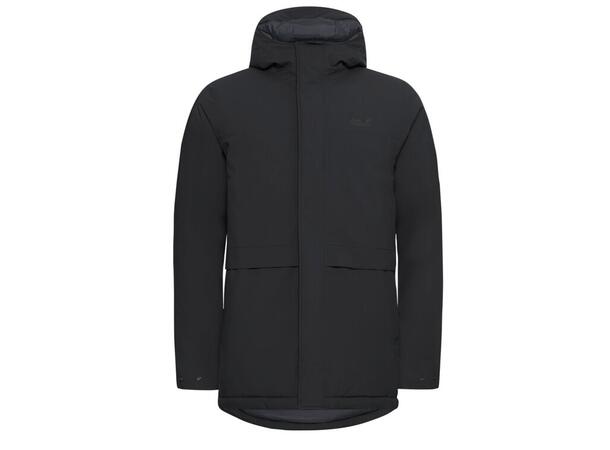 JW Cold Camp Coat M Sort L Jack Wolfskin Vinterjakke 