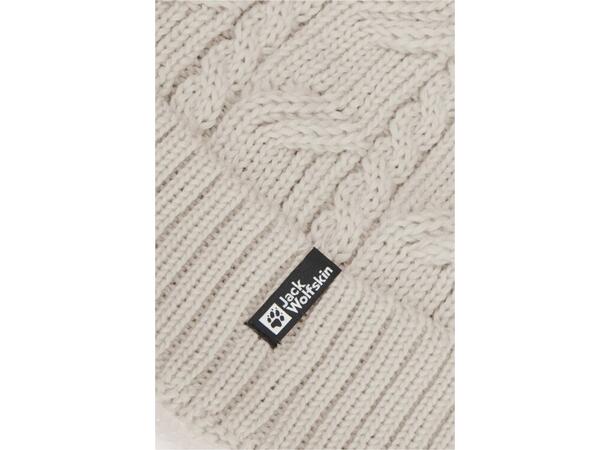JW Pompom Beanie Beige OS Jack Wolfskin windproof knitted hat 
