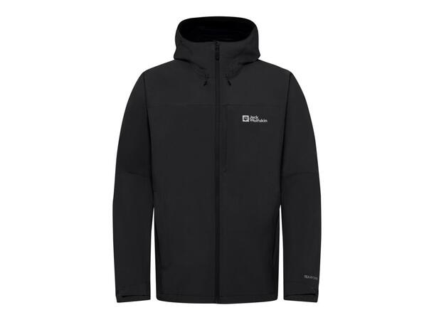 JW Tempest 2L Jkt M Sort L Jack Wolfskin Skalljakke 