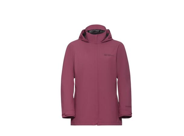 JW Trailtime 2L Jkt W Burgunder M Jack Wolfskin Skalljakke til dame 