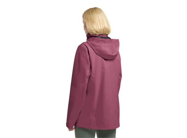 JW Trailtime 2L Jkt W Burgunder M Jack Wolfskin Skalljakke til dame 