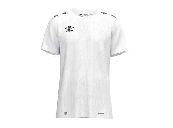 UMBRO UX Pro SS Jsy Jr Hvit/Sort 152 Flott kortermet spillertrøye junior 