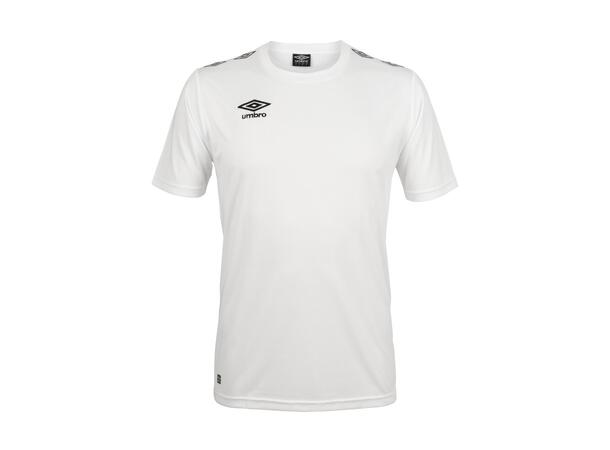 UMBRO UX Pro Trn Tee Hvit/Sort L Teknisk trenings t-skjorte 