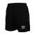UMBRO Liga Shorts W Sort 38 Spillershorts i resirkulert kvalitet 