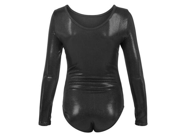 FIBRA Gym Leotard Basic LSW Sort 152 Langermet turndrakt 
