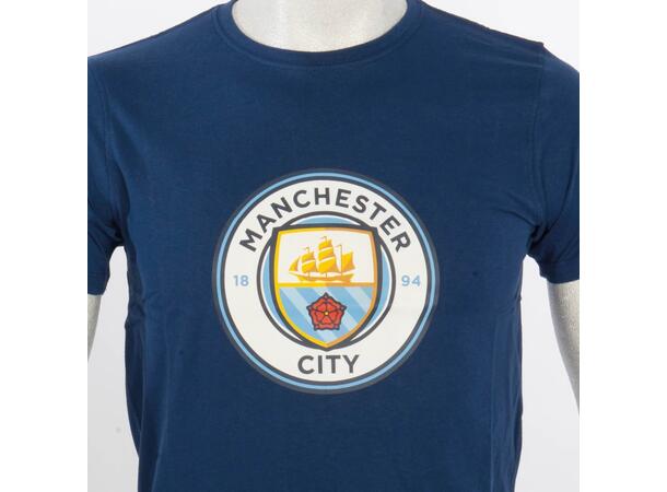 ST Man City Nº 1 Cotton Tee Jr Marine 14 Manchester City print t-shirt junior 