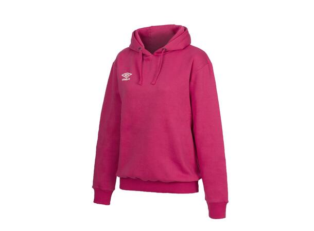 UMBRO Basic Hood Rosa M Hettegenser med liten logo 