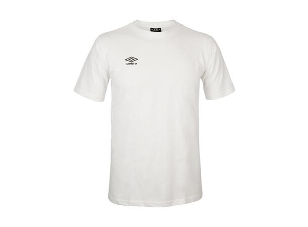 UMBRO Basic Tee jr Hvit 152 Rundhalset t-skjorte i bomull 