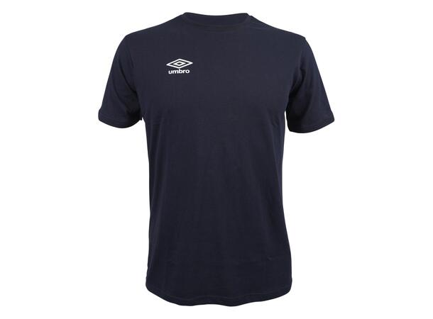 UMBRO Basic Tee jr Marine 152 Rundhalset t-skjorte i bomull 