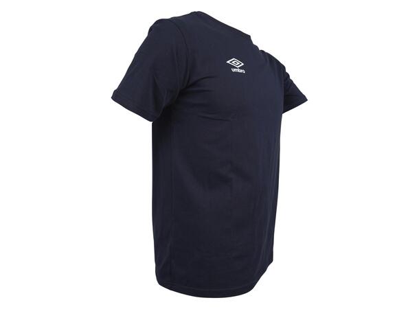 UMBRO Basic Tee jr Marine 152 Rundhalset t-skjorte i bomull 