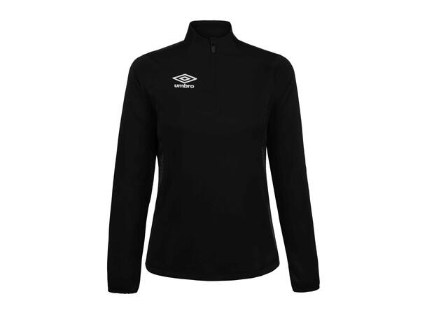 UMBRO Liga Half zip W Sort 40 Treningsgenser med glidelås i hals 