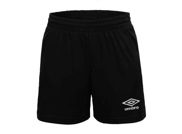 UMBRO Liga Shorts W Sort 38 Spillershorts i resirkulert kvalitet 