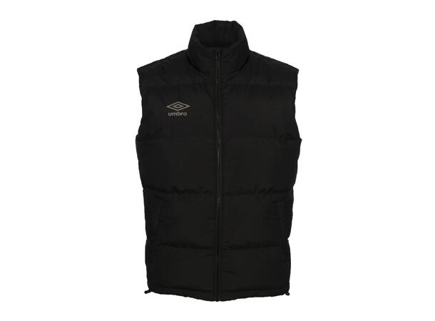 UMBRO Padded Vest Sort M Vattert vest 