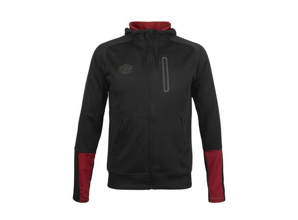 UMBRO Pro Tr. FZ Hoodie Sort S Treningsjakke med hette 
