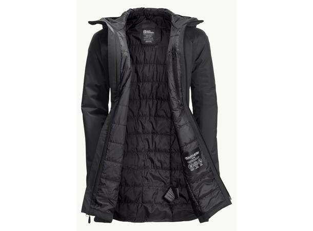 JW Heidelstein Ins Jkt W Sort S Jack Wolfskin women's hardshell-jacket 