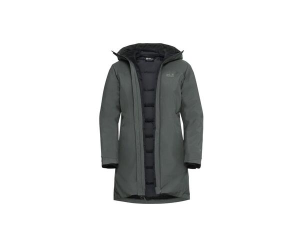 JW Icecape 2L Down Ins Jkt W Grønn M Jack Wolfskin Lang Dunisolert Jakke dame 