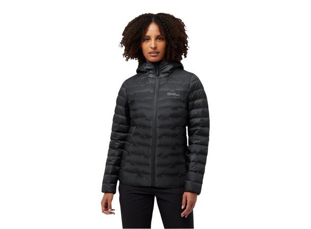 JW Passamani Down Hoody W Mørk grå M Jack Wolfskin Lett og varm dunjakke dame 