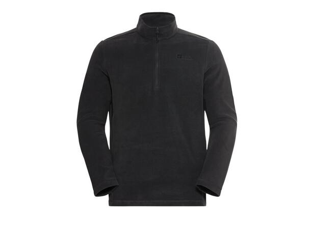 JW Taunus HZ M Mørk grå L Jack Wolfskin Fleece genser m/glidelås 