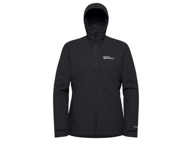 JW Wisper Ins Jkt W Sort M Jack Wolfskin Isolert Jakke Dame 