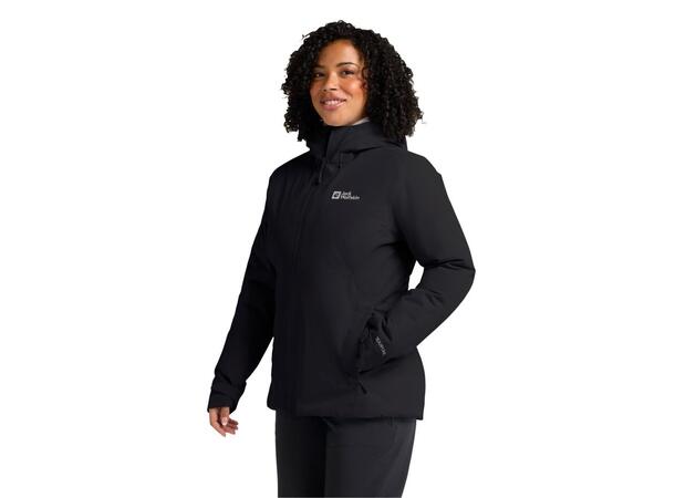 JW Wisper Ins Jkt W Sort M Jack Wolfskin Isolert Jakke Dame 