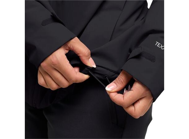 JW Wisper Ins Jkt W Sort M Jack Wolfskin Isolert Jakke Dame 