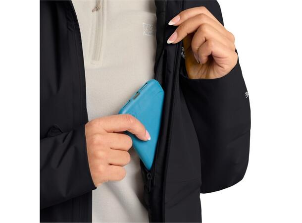 JW Wisper Ins Jkt W Sort M Jack Wolfskin Isolert Jakke Dame 