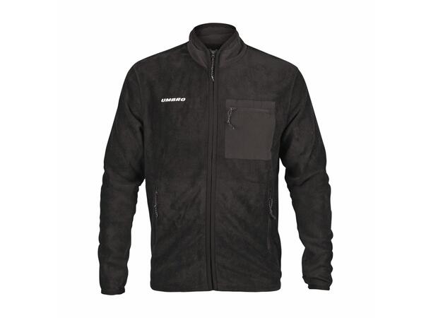 UMBRO Fleece Jacket Sort M Fleece jakke i resirkulert materiale.