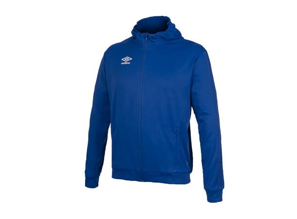 UMBRO Flex Full Zip Hood MellomBlå L Jakke med hette i resirkulert polyester 