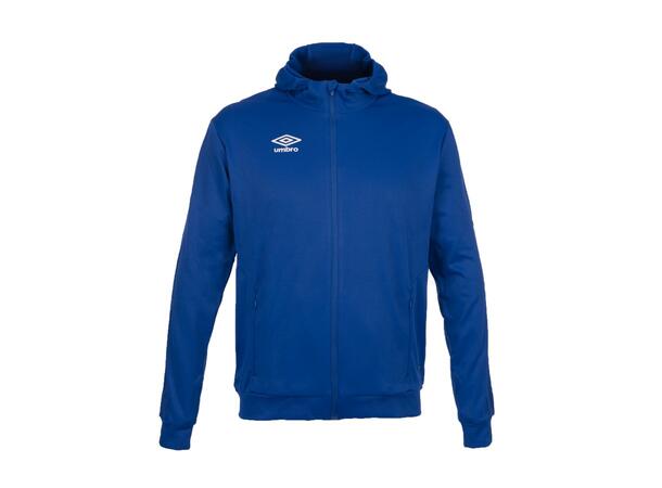 UMBRO Flex Full Zip Hood MellomBlå L Jakke med hette i resirkulert polyester 