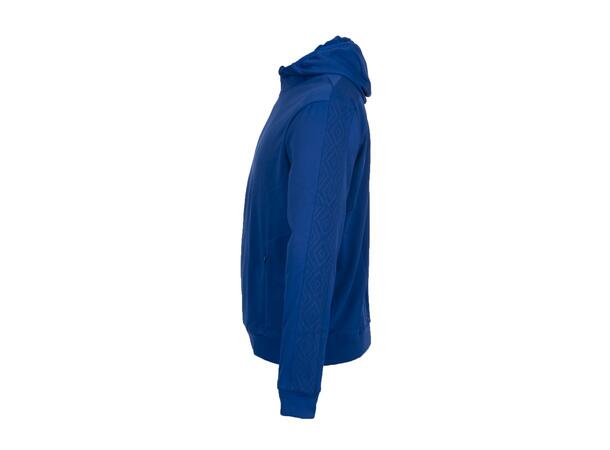 UMBRO Flex Full Zip Hood MellomBlå L Jakke med hette i resirkulert polyester 