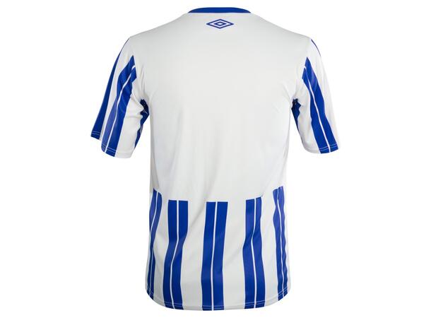 UMBRO Inter Strip Jsy SS Hvit/Blå M Stripet teknisk spillertrøye 