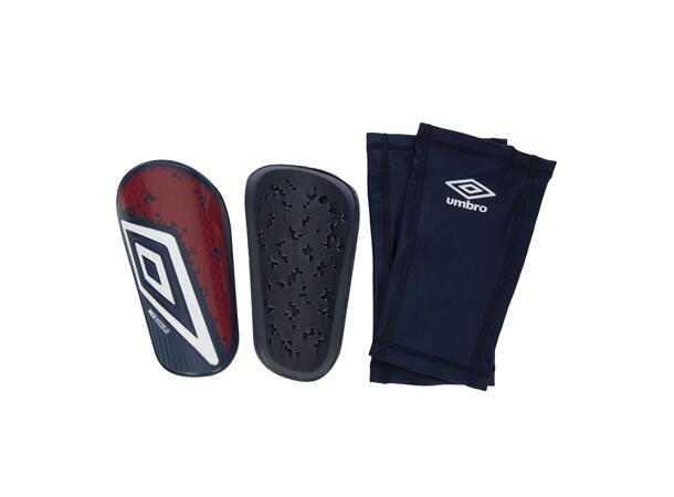 UMBRO Neo Shield Guard W/Sleeve Blå S Leggskinn med strømpe som har lomme