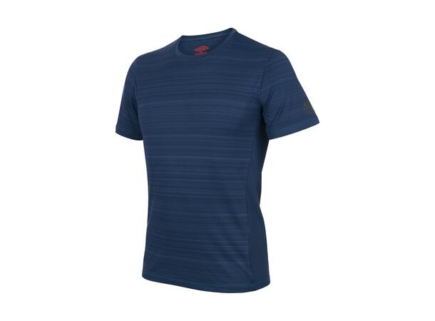 UMBRO Pro Tr Marl Poly Tee Blå XXL Trenings T-skjorte i polyester 